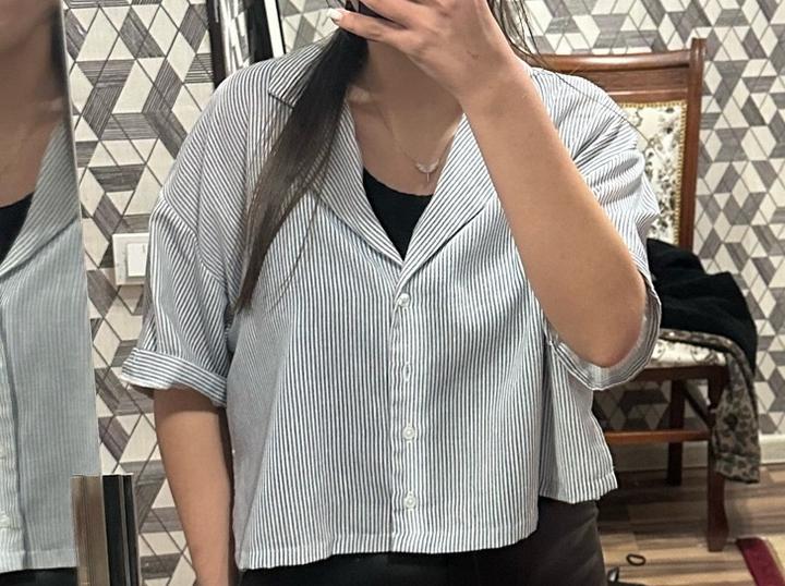 Bershka Рубашка в полоску