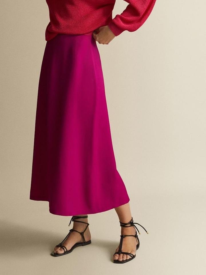 Юбка миди Massimo Dutti