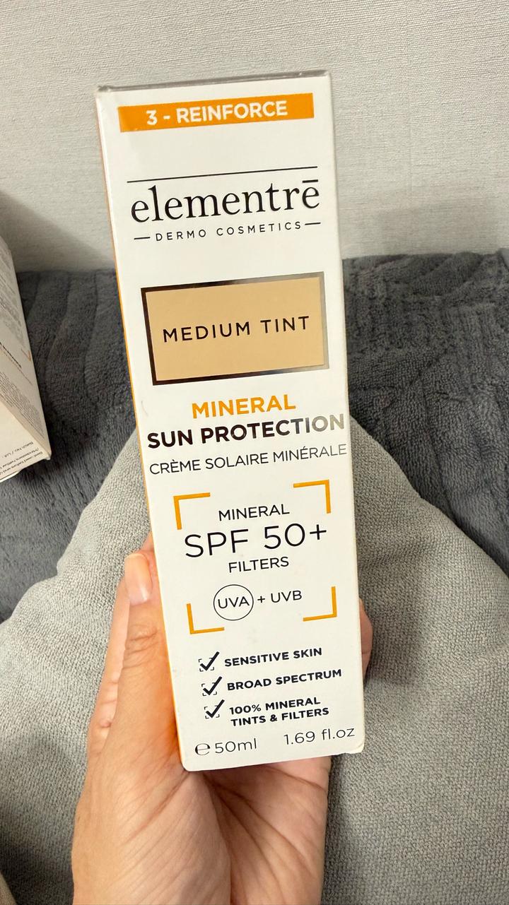 Elemetre минеральный солнцезащитный крем SPF 50+ made in France 🇫🇷