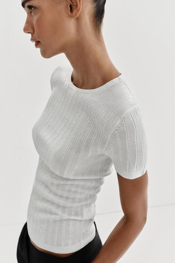 Новый топ с блестящей нитью ZARA (М)