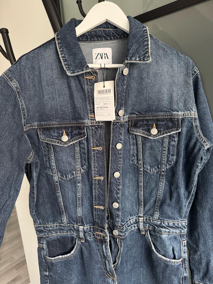 Джинсовый комбинезон ZARA