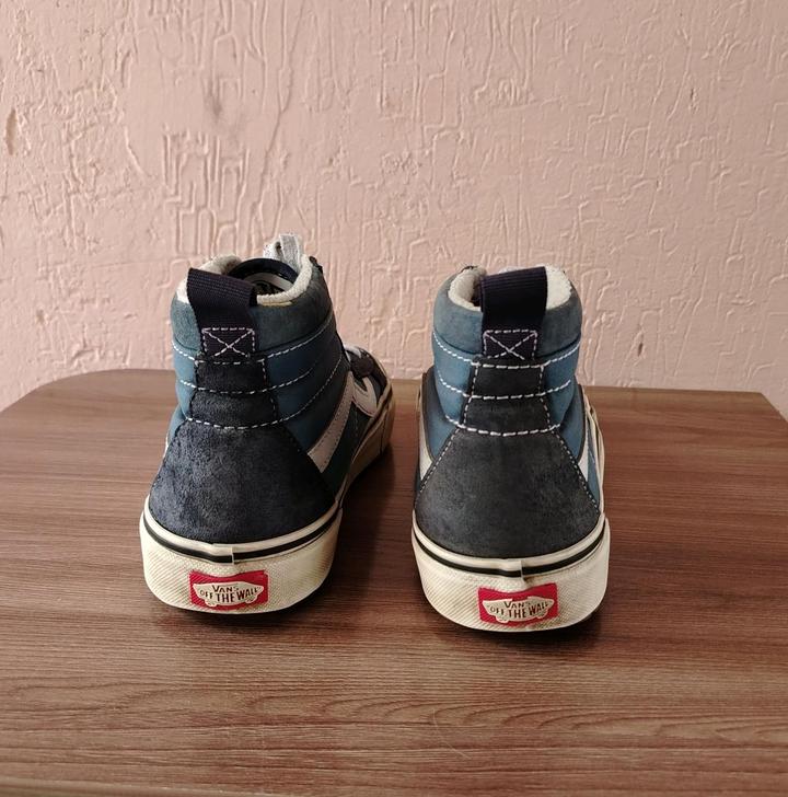 Vans Кеды утепленные, натуральная замша и канва