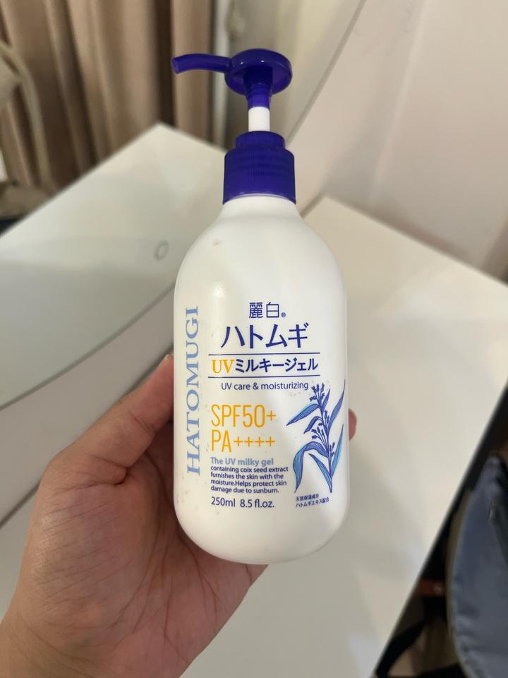 Kumano Hatomugi Японское молочко спф spf50+