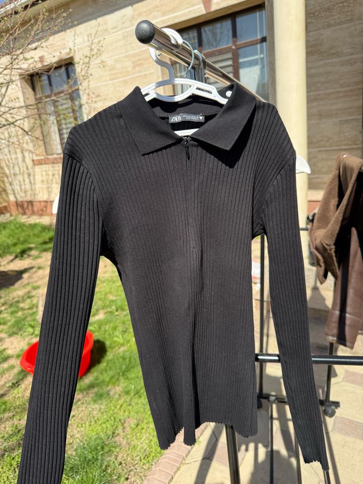 Zara Поло в рубчик новая