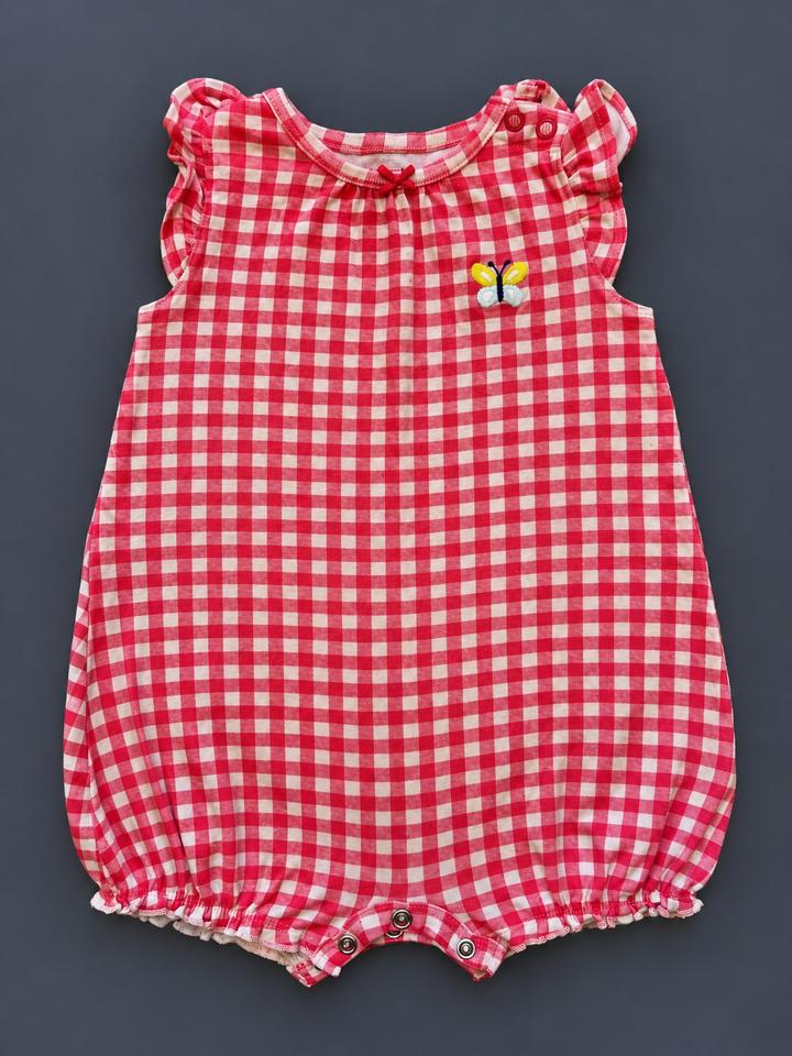Carter's Песочник Carter’s в розовую клетку, 12 месяцев 🎀