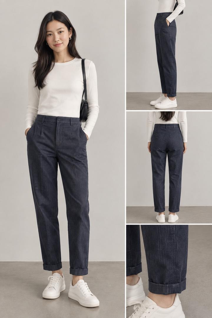 Темно синие брюки massimo dutti s/m