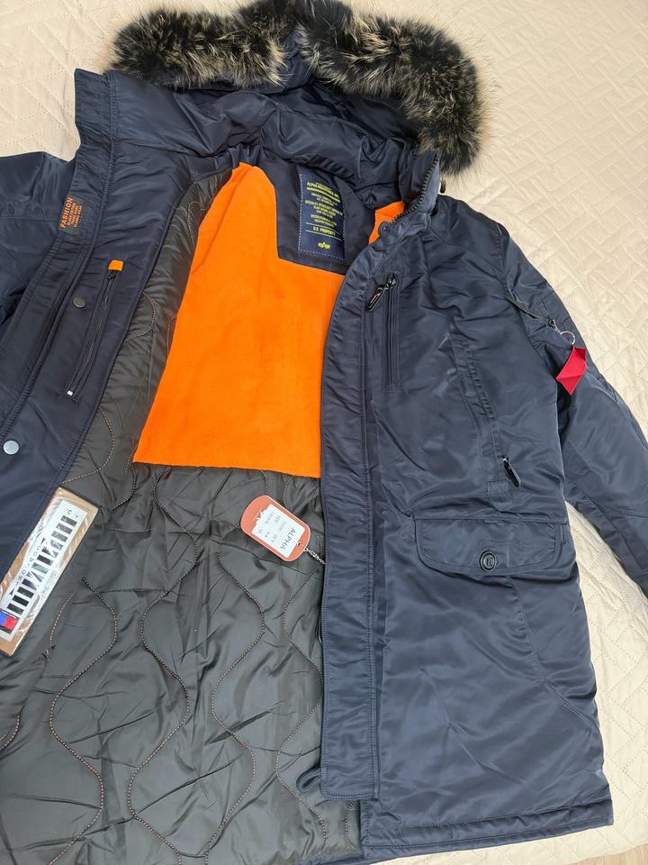 Alpha Industries парка с капюшоном мужская