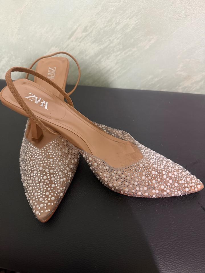 Туфли ZARA с жемчугом