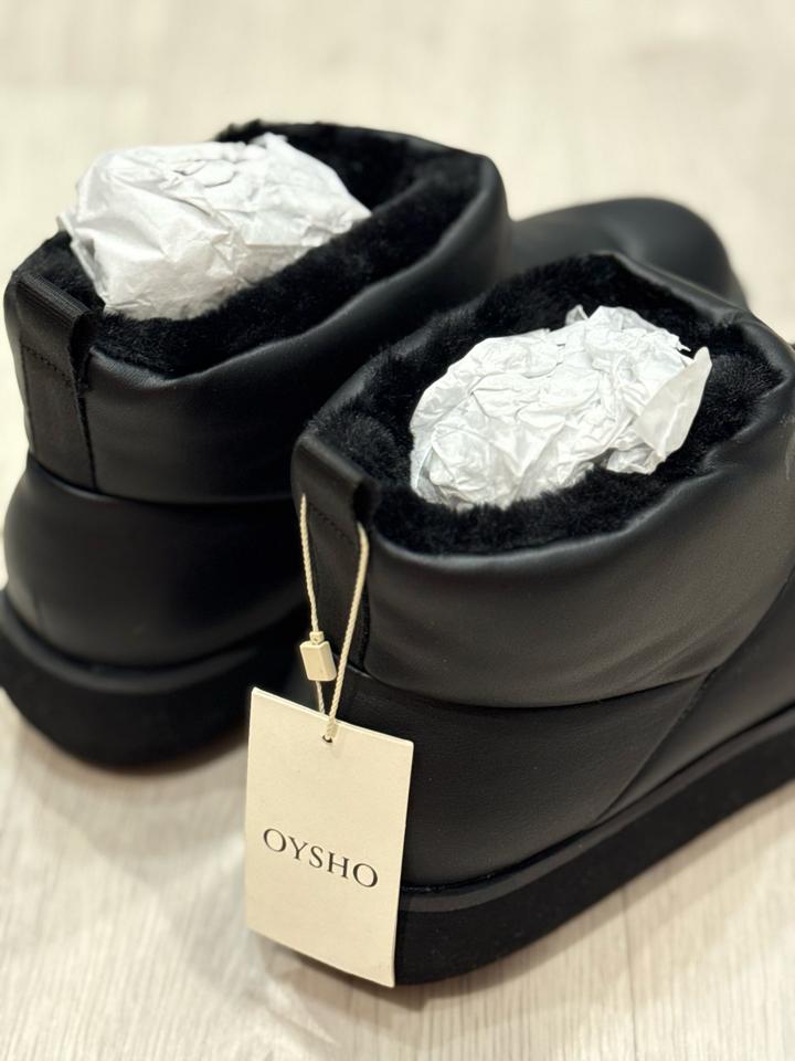 Ботинки OYSHO чёрные , женские