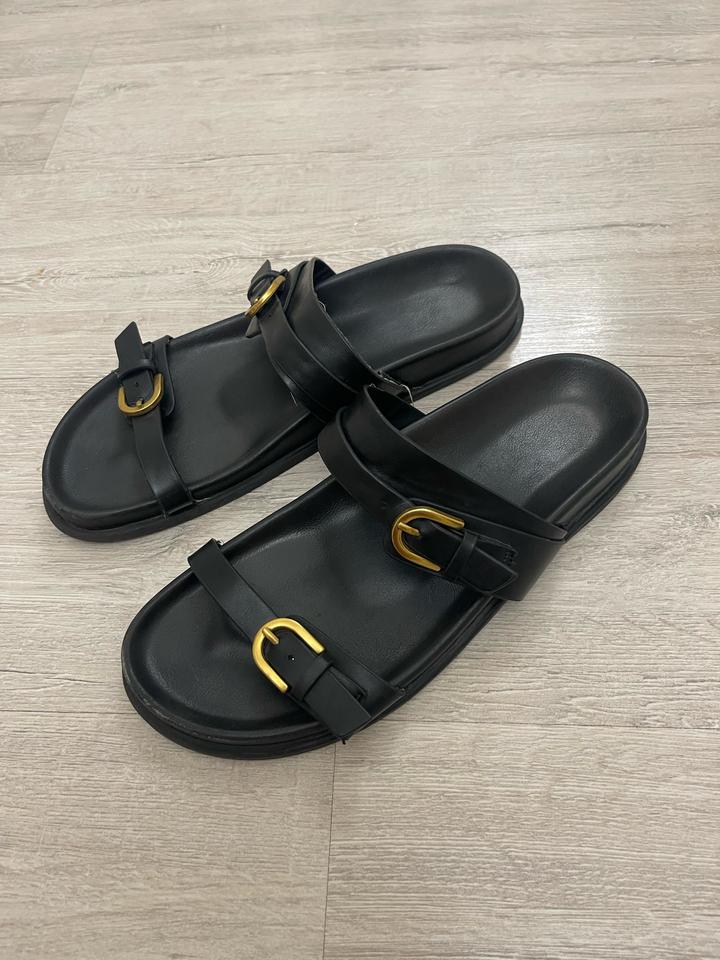 Сандалии с пряжками ZARA