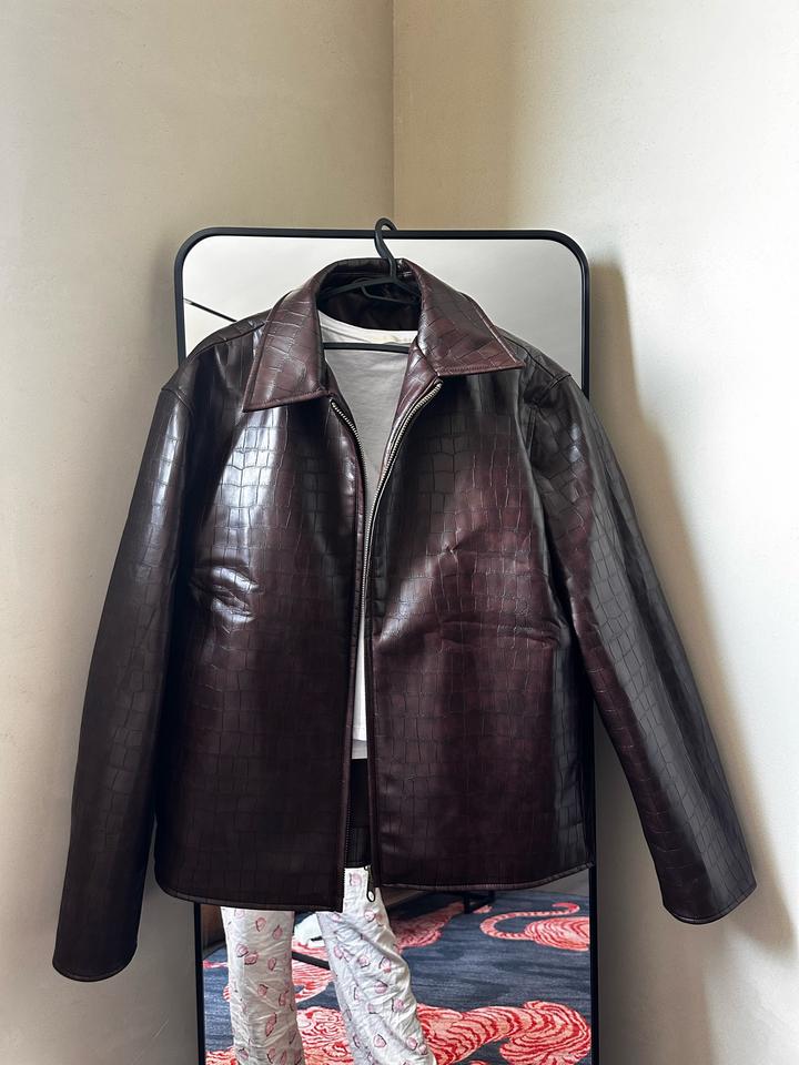 Кожаная куртка ZARA