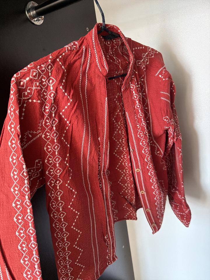 Zara рубашка с вышивкой Зара