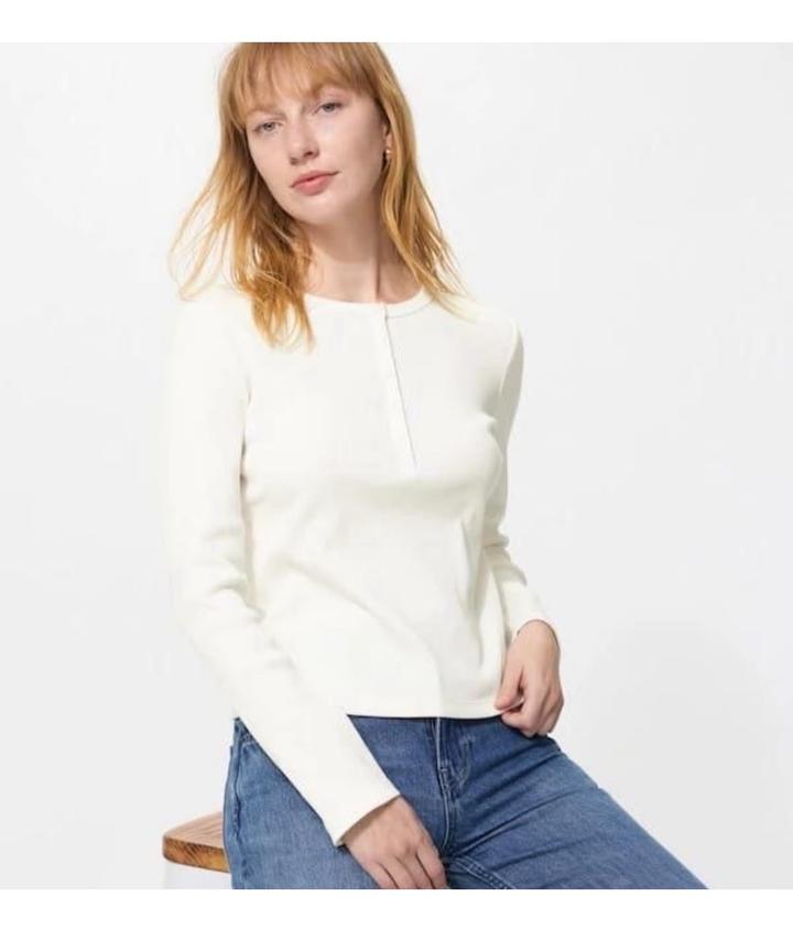 Лонгслив на пуговицах UNIQLO