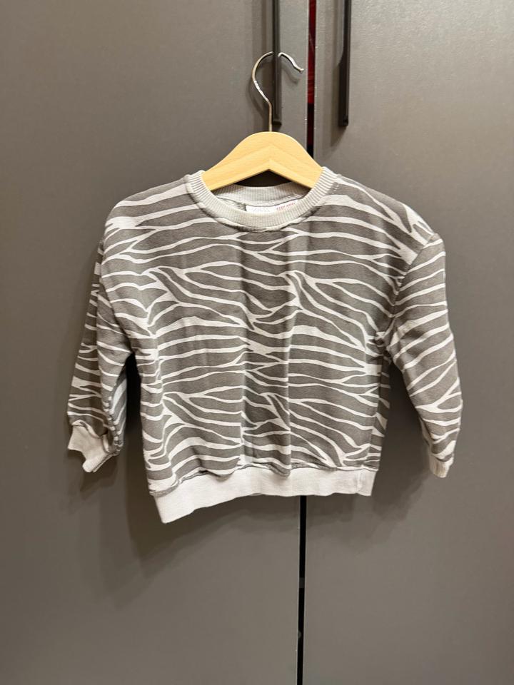 Свитшот Zara для девочки в полоску