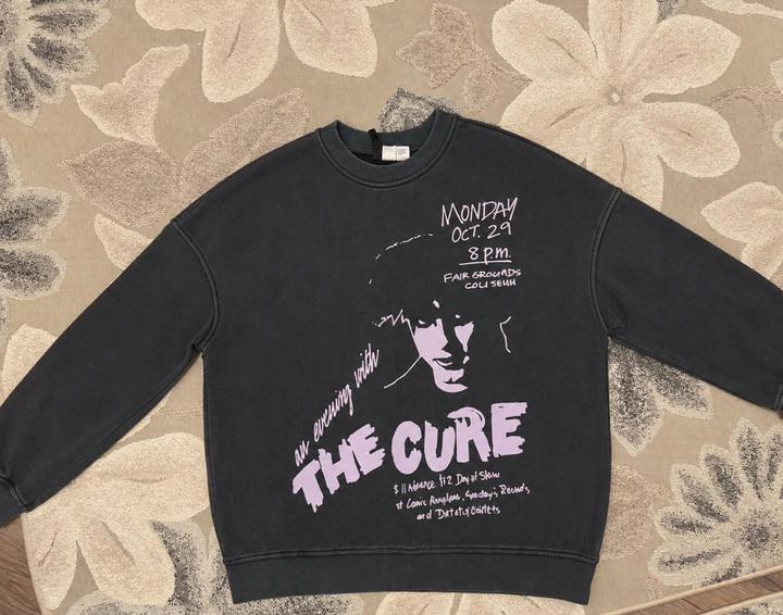 Свитшот с Collaboration: The Cure & H&M