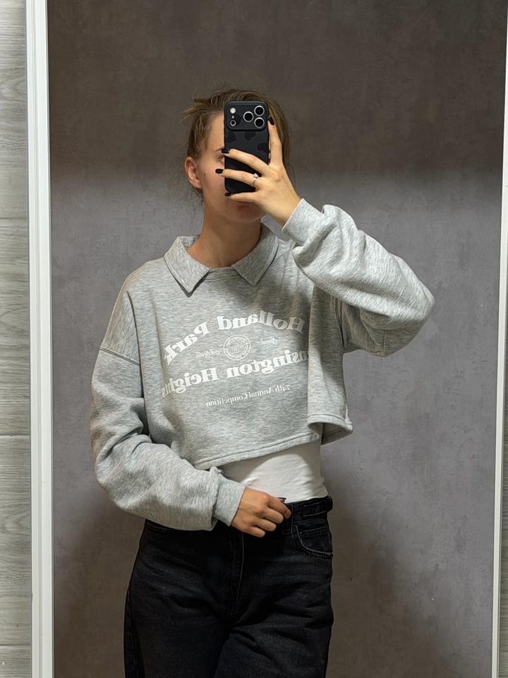 Укороченный свитшот Bershka