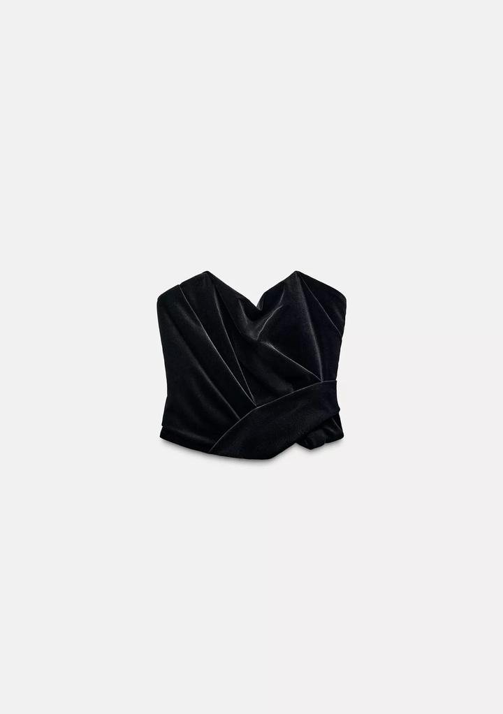 Zara корсет бархат