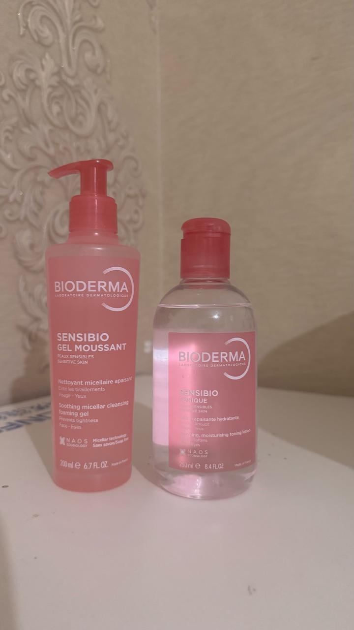 Bioderma Sensibio (Гель для умывания + Тоник)