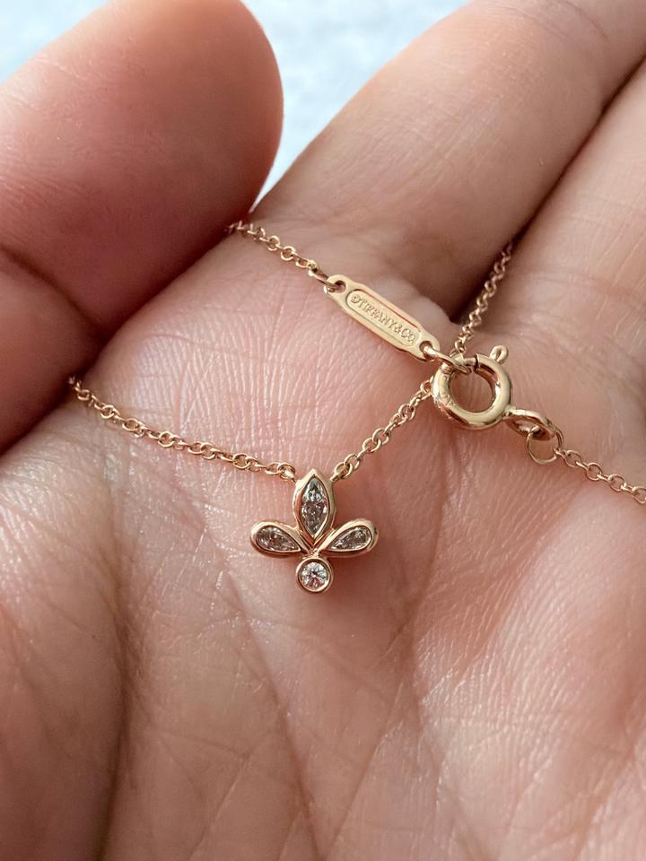 Tiffany & Co. Золотая подвеска с бриллиантами