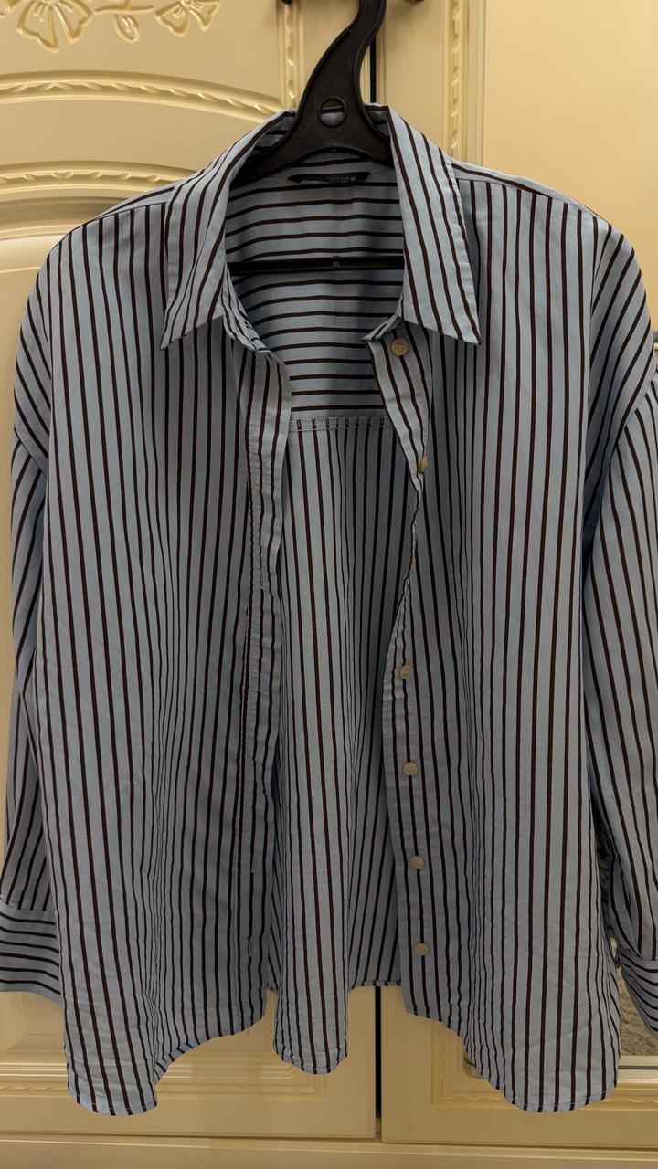 Рубашка ZARA в полоску