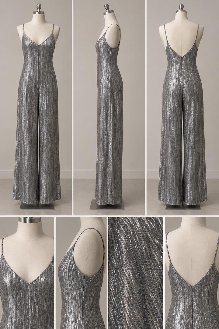 Блестящий комбинезон Topshop