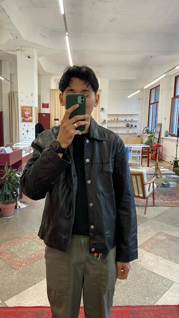Vintage trucker Type 3 leather jacket