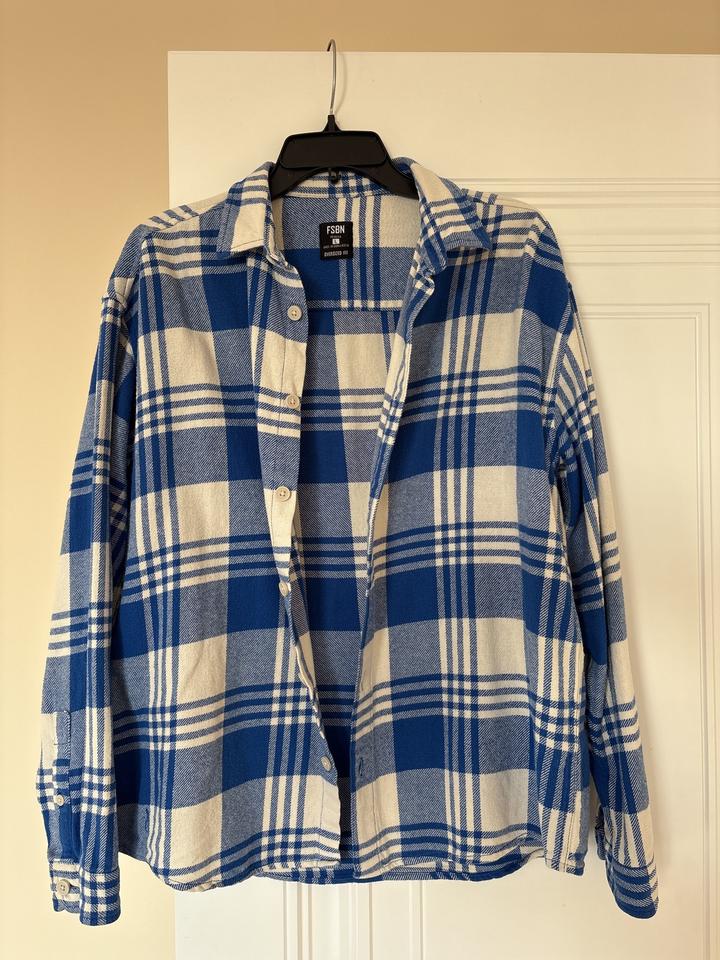 Рубашка в клетку oversize fit