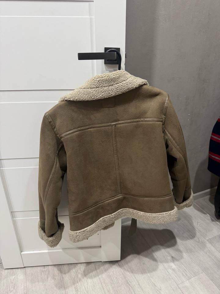 Дубленка авиатор ZARA