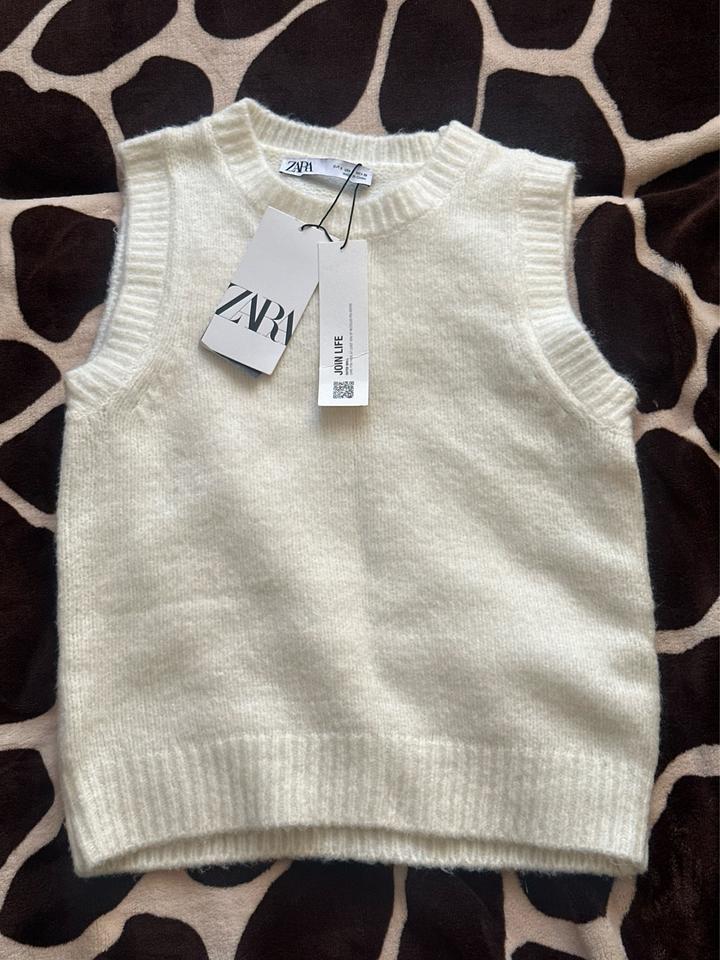 ZARA вязаная жилетка