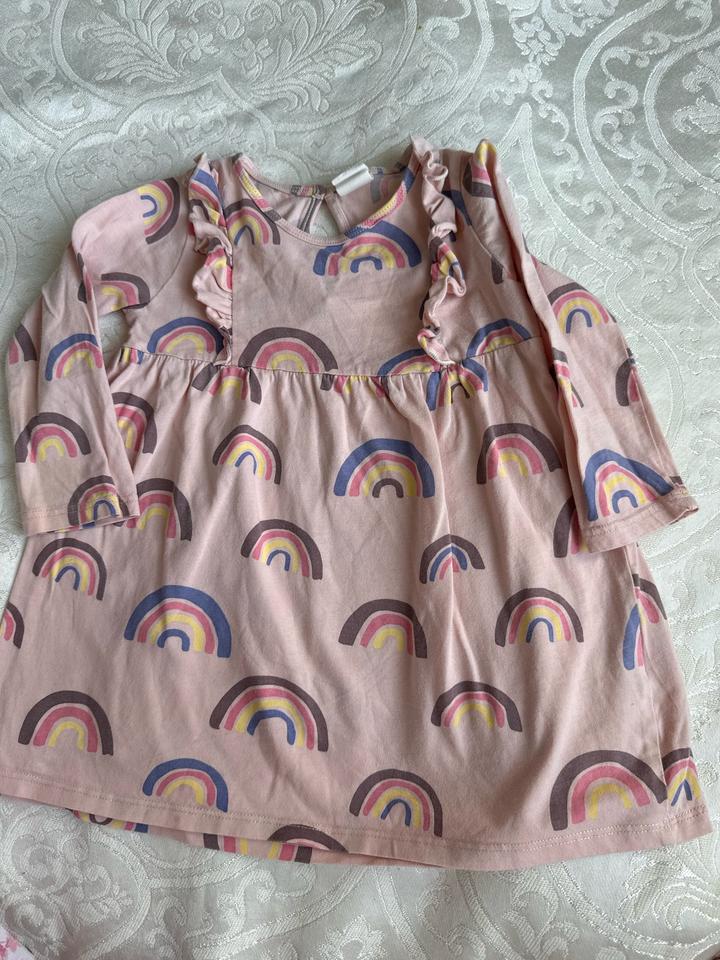 Розовое платье хлопковое H&M