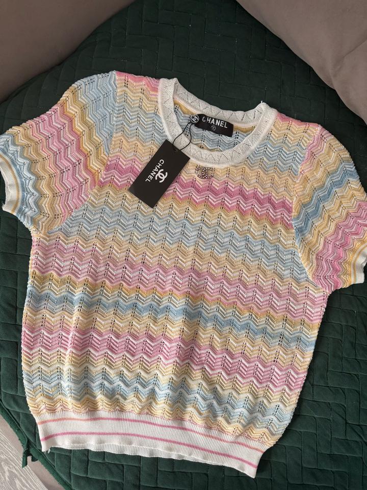 Джемпер CHANEL с коротким рукавом