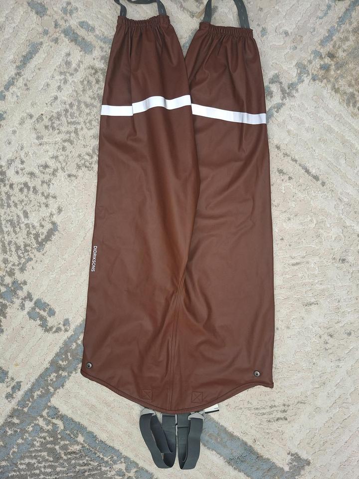 Новый оригинальный Didriksons Slaskeman, полукомбинезон, размер 120. Acorn Brown