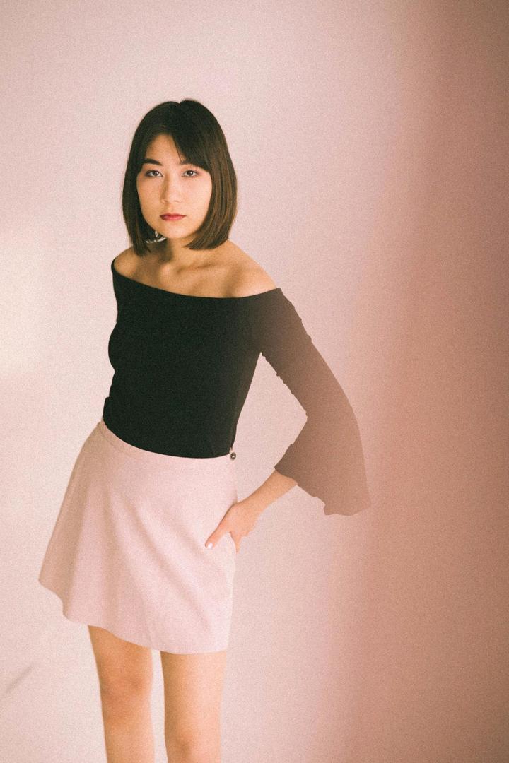 Мини юбка розовая American apparel