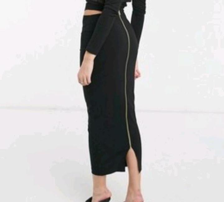 Новая юбка Asos Vesper M почти макси карандаш зауженная облегающая стрейч