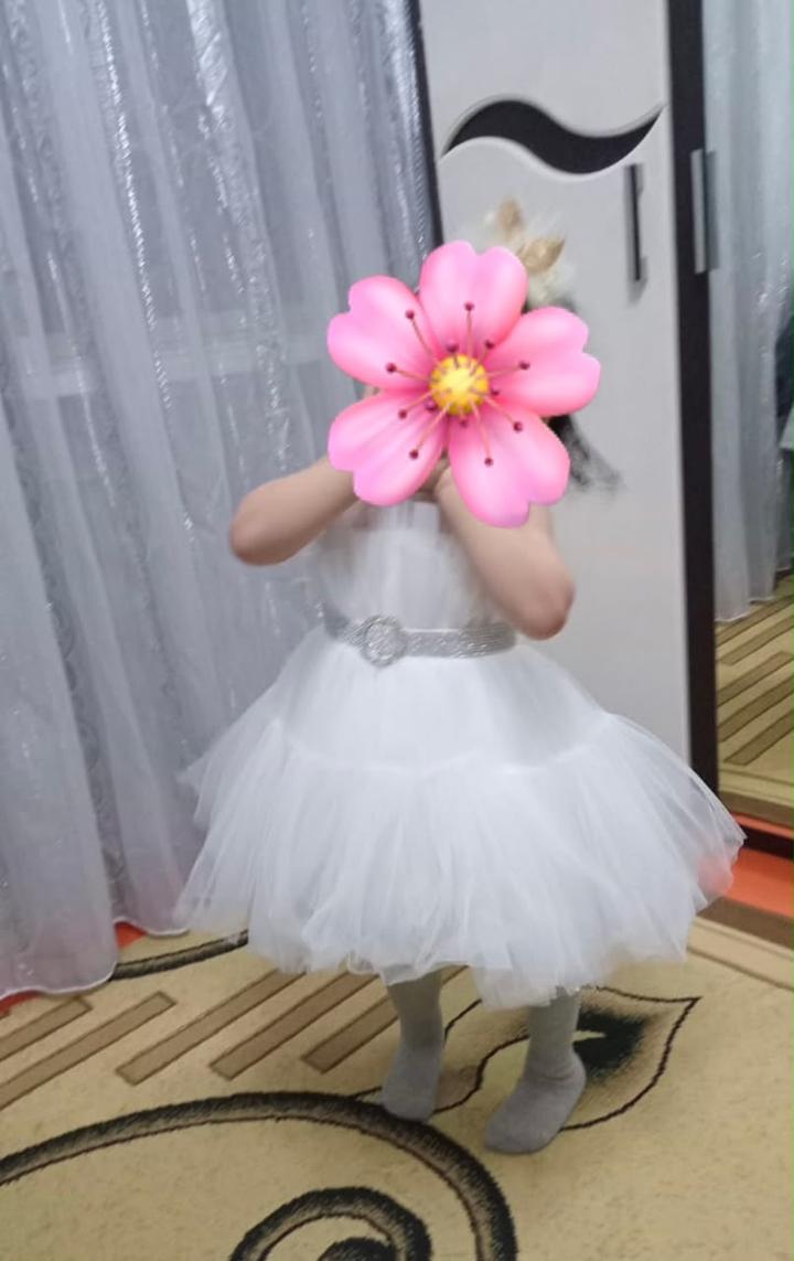 Пышное детское нарядное платье