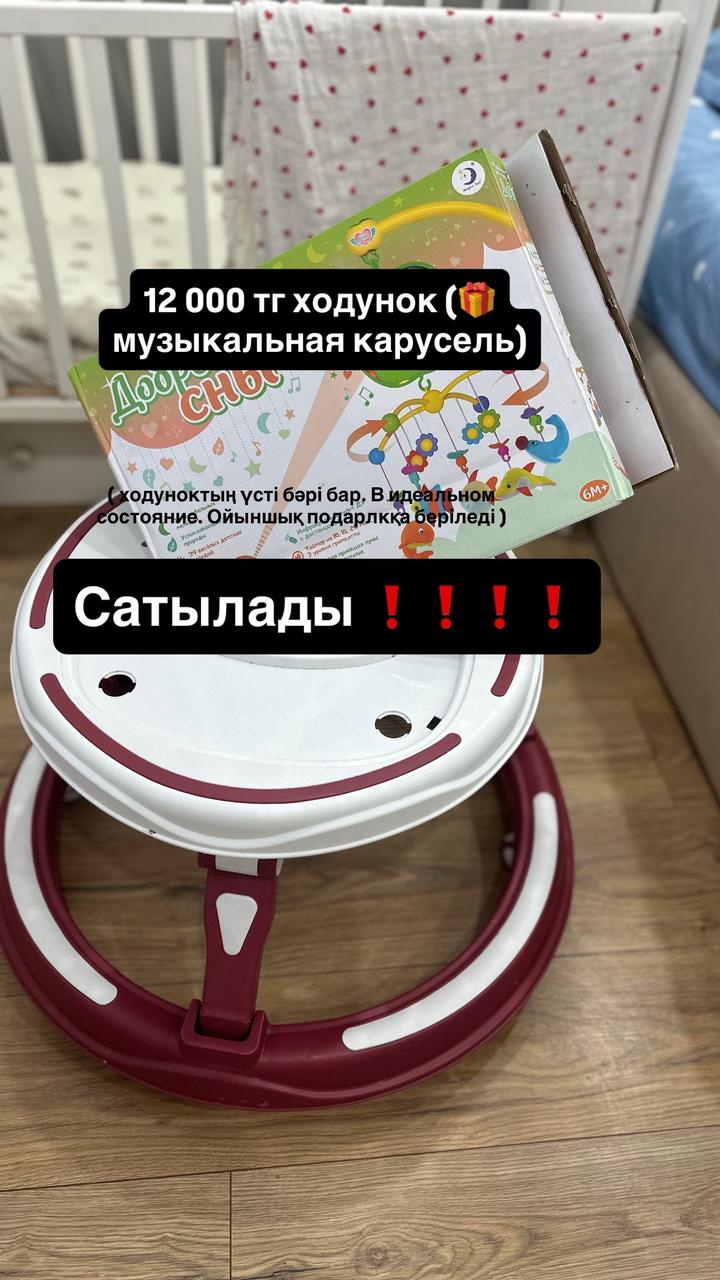 Ходунок и музыкальный карусель