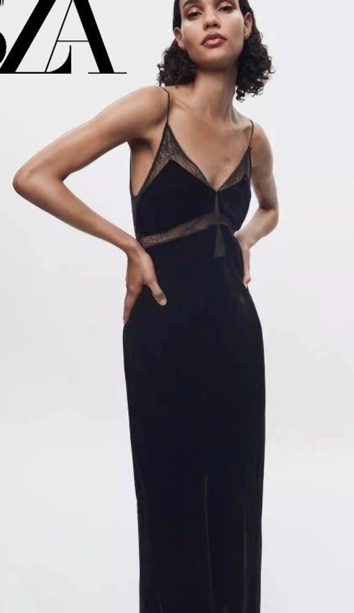 Платье ZARA в бельевом стиле