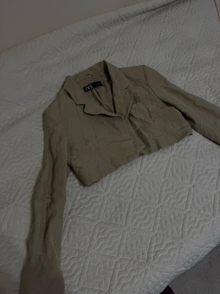 Укороченный пиджак ZARA