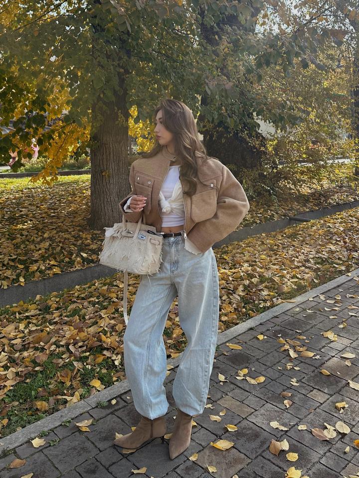 Bershka Женские джинсы широкого кроя