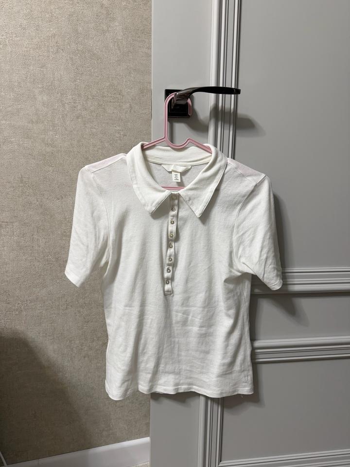 H&M Тенниска белая