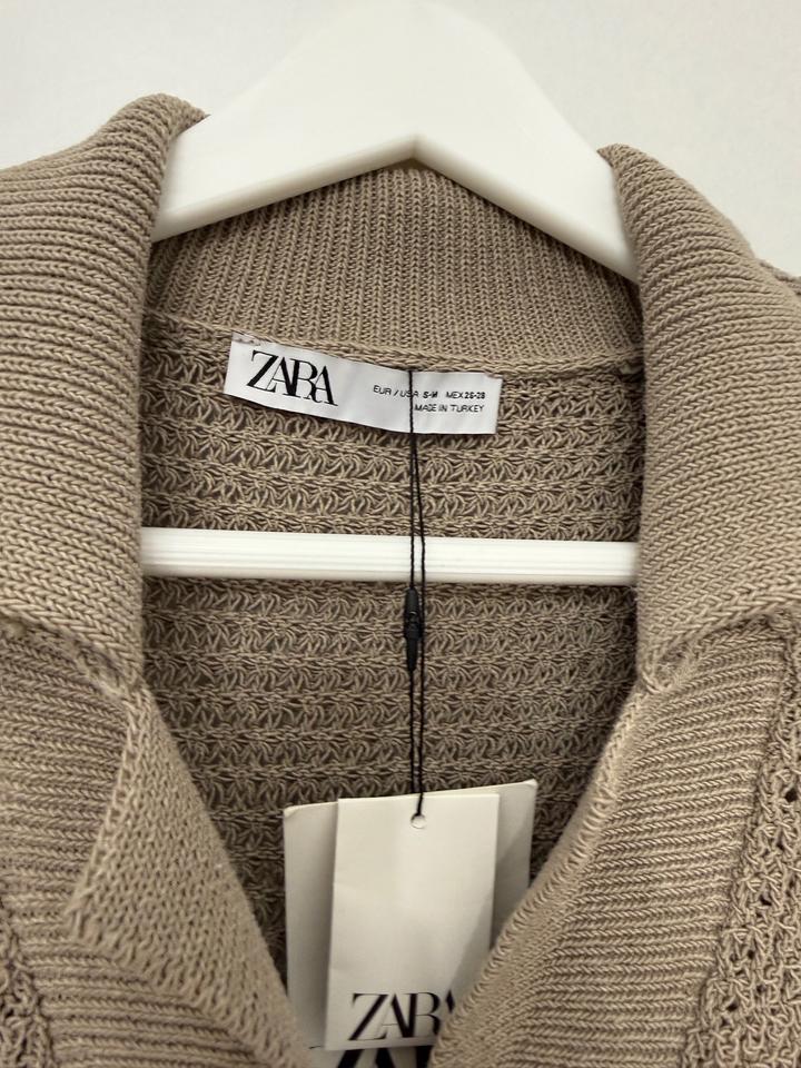Кардиган Zara с коротким рукавом на пуговицах