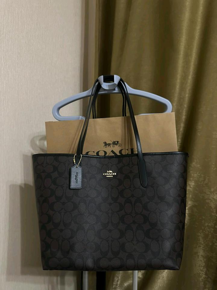 Сумка шоппер coach city tote