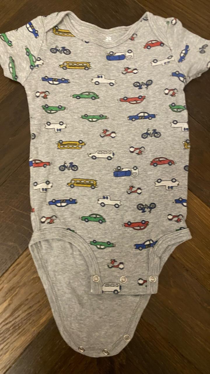 Carter's Боди с принтом машинки carters
