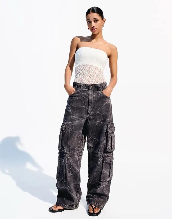 Bershka Кружевное Боди s