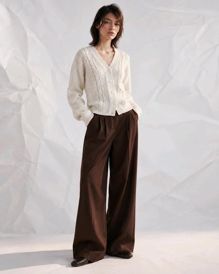 Atelier Luxe Молочный вязаный кардиган 🤍