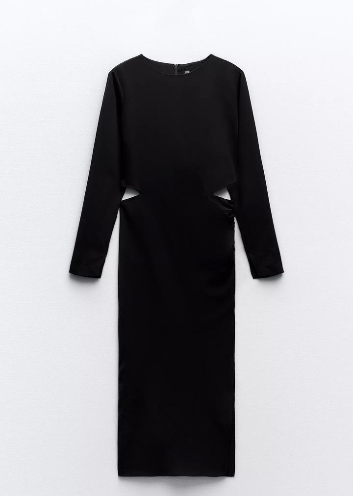 Платье с вырезами на талии Zara