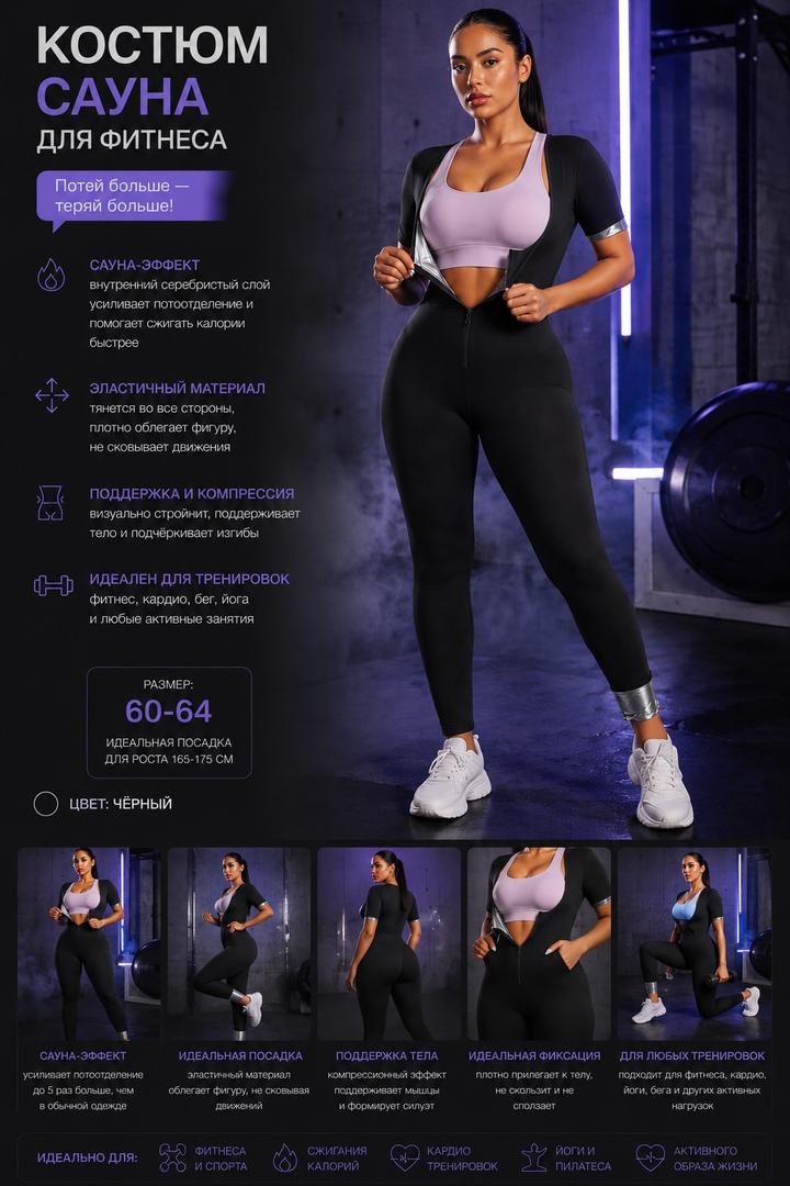 Спортивный комбинезон-сауна