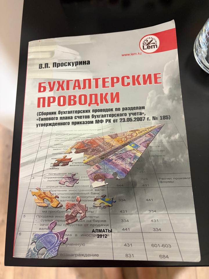 Книга бухгалтерские проводки