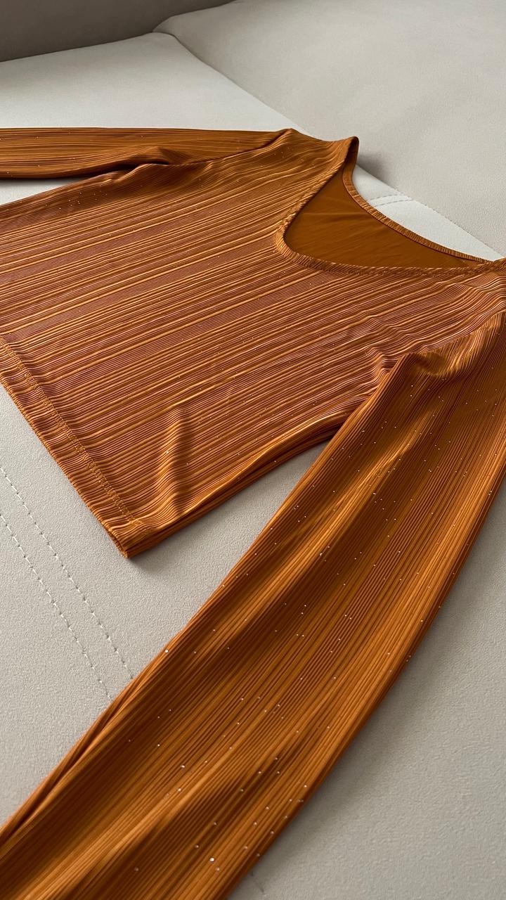 Reserved Лонгслив в рубчик