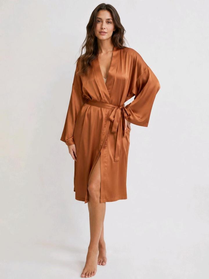 Victoria's Secret Халат сатиновый размер M/L